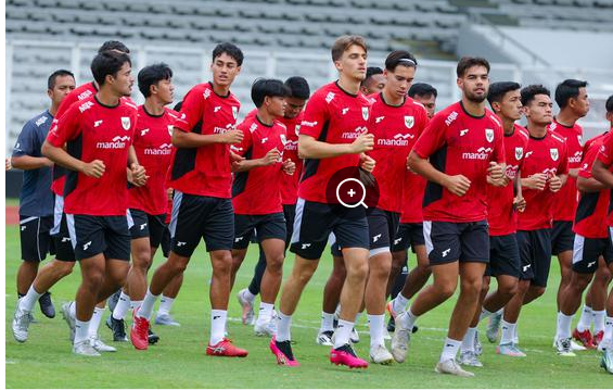 Latihan Timnas U22 Indonesia